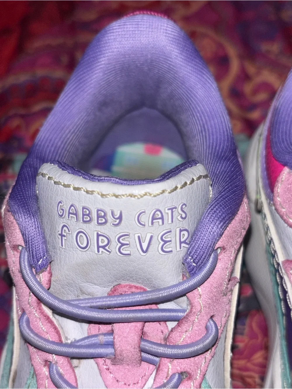 Puma Gabbys playhouse Pastel Mint Pink Purple Iridescent Sneakers